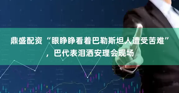 鼎盛配资 “眼睁睁看着巴勒斯坦人遭受苦难”，巴代表泪洒安理会现场